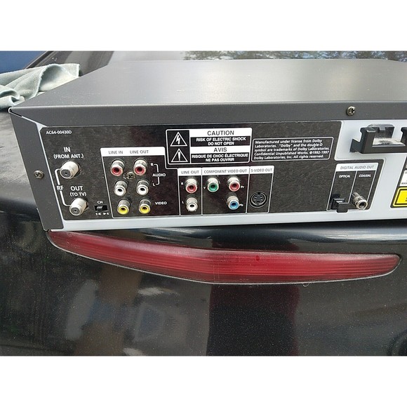 GO Video DVR4400 DVD VCR VHS Combo Player Recorder  No Remote - Picture 5 of 6